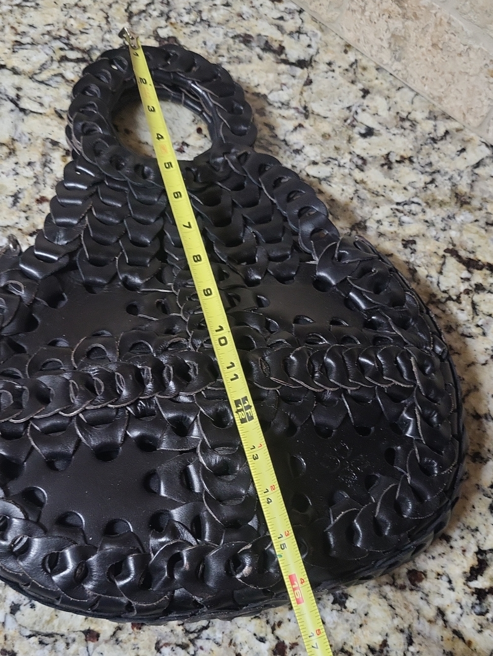 Patricia Nash Black Chainlink Ticci Crossbody - Picture 7 of 7